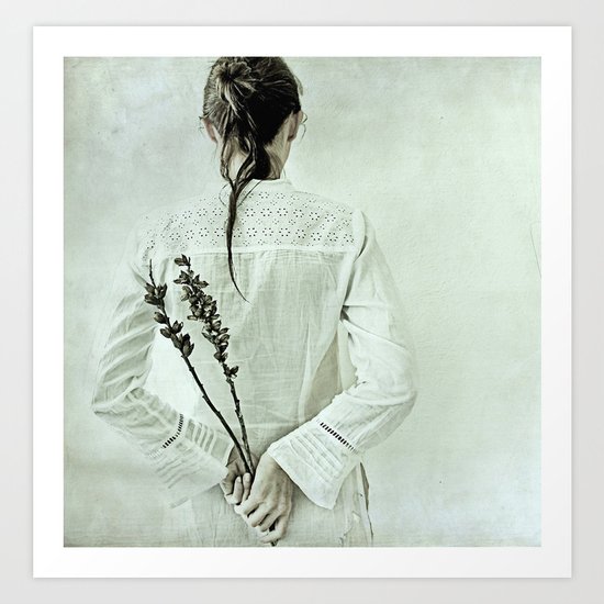 The contemplation of the hours. Art Print