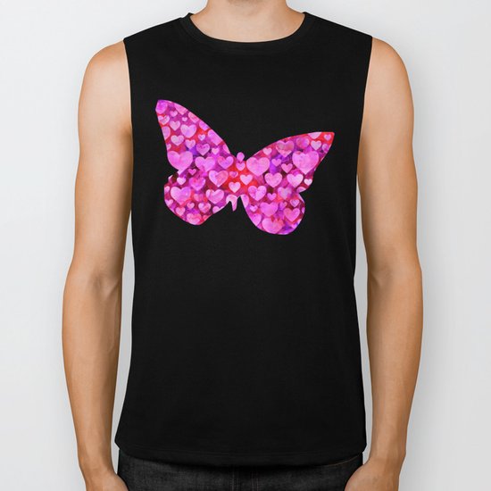 Heart Pattern 08 Biker Tank