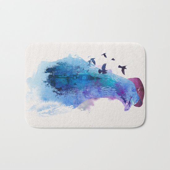 Everybody flies to London Bath Mat