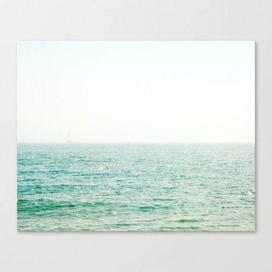 Ocean Ghost Ship Canvas Print