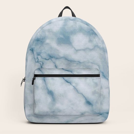 blue marble backpack
