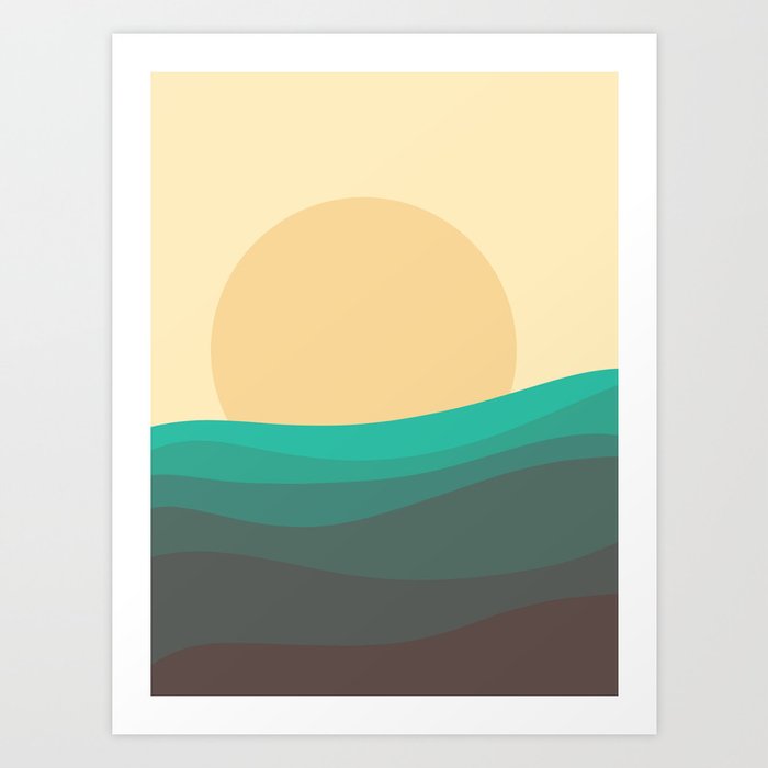 Sunrise / Sunset #1 Art Print