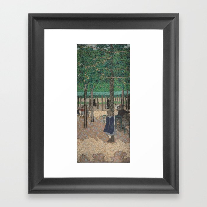 Under the Trees - Edouard Vuillard (1894) Framed Art Print
