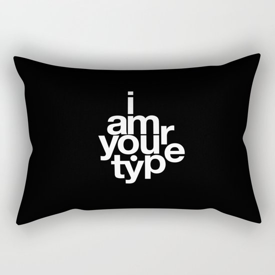 HELVETICA! Rectangular Pillow