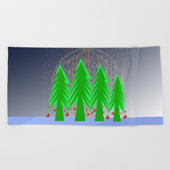 Christmas Dreamer | Christmas Spirit Beach Towel