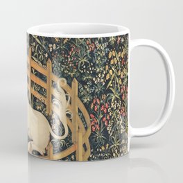 The Unicorn In Captivity Coffee Mug | Painting, Wallhanging, Symbolism, Tapestry, Mille Fleurs, Williammorris, Tree, Magic, Unicornincaptivity, Renaissance 