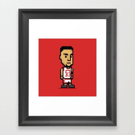 8-Bit: Scottie Pippen Framed Art Print