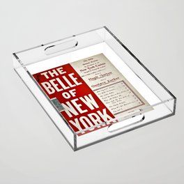 The Belle Of New York Casino Advertising Morton USA Acrylic Tray