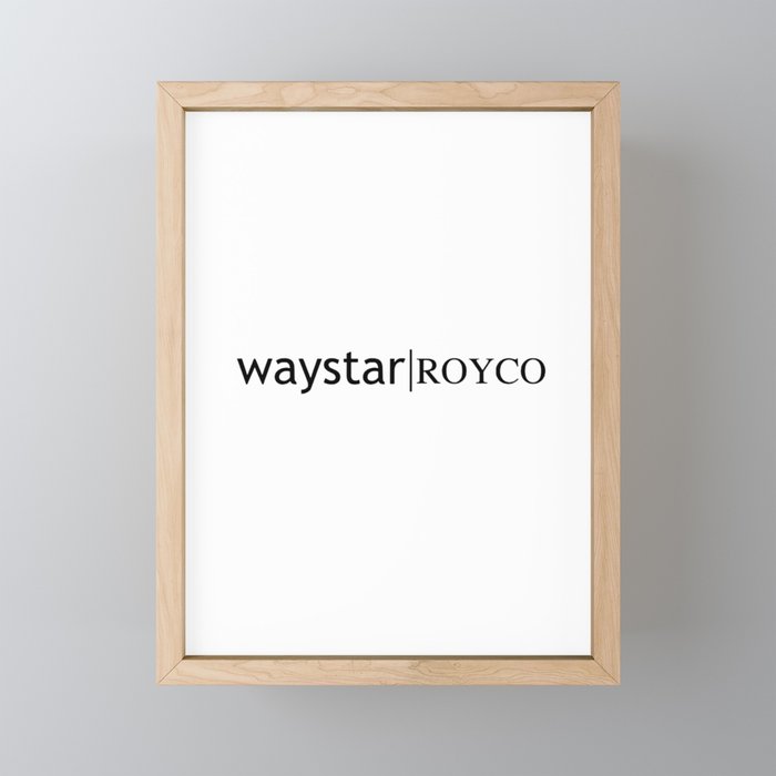 waystar royco Framed Mini Art Print