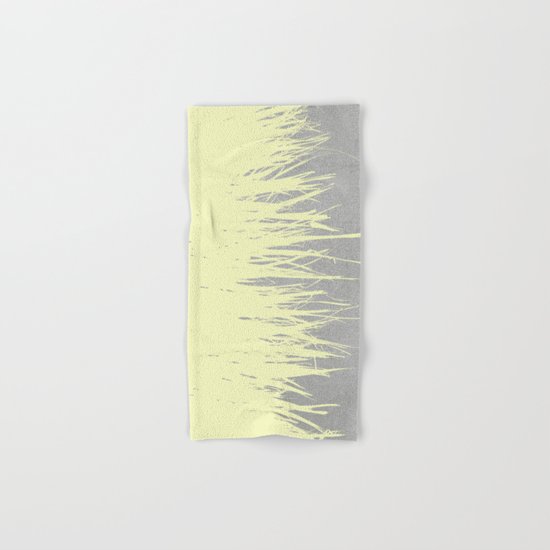 Concrete Fringe Yellow Hand & Bath Towel