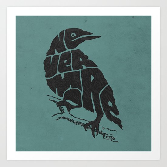 Quoth the raven Art Print