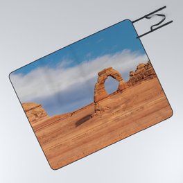 Delicate Arch 0415 - Arches National Park, Moab, Utah Picnic Blanket