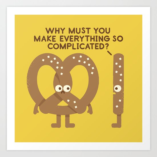 Straight Talk Art Print