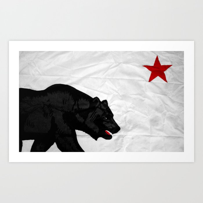 California Bear Art Print