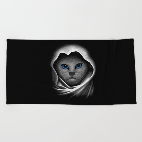 Blue Eyes Beach Towel