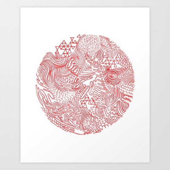 Earthquake Art Print