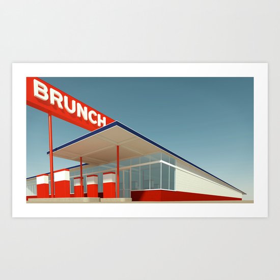 Ed Brunch Art Print