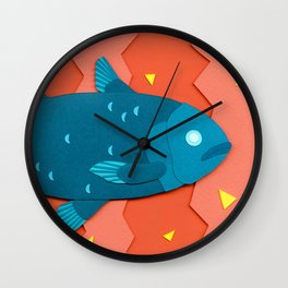 Coelacanth Wall Clock