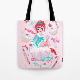 Christmas Cupcakes and Candy Cutie Tote Bag