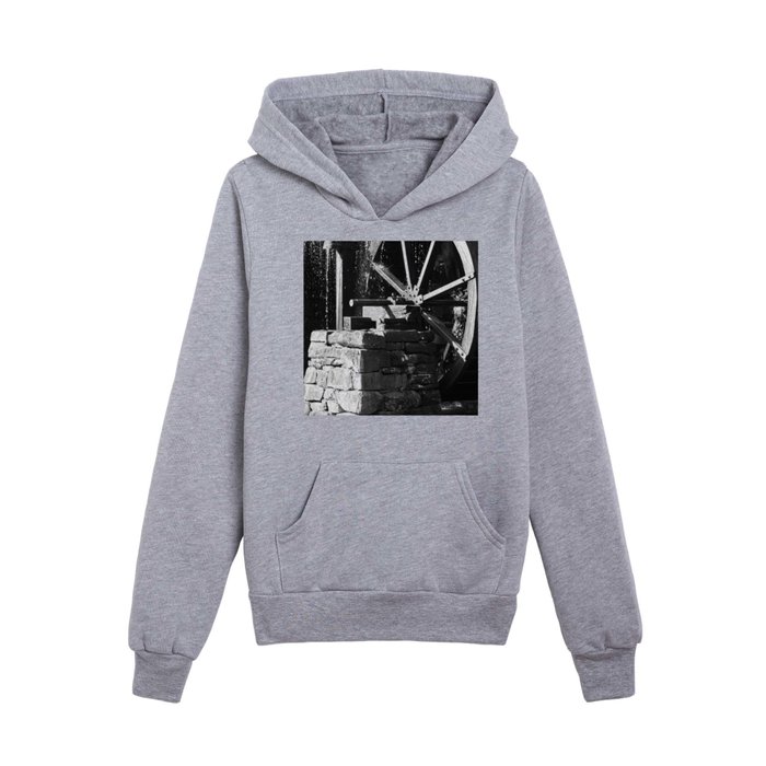 Water Wheel Kids Pullover Hoodie