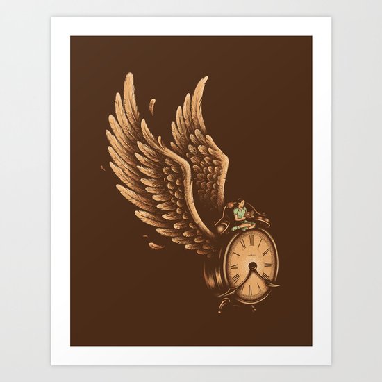 Time Flies Art Print