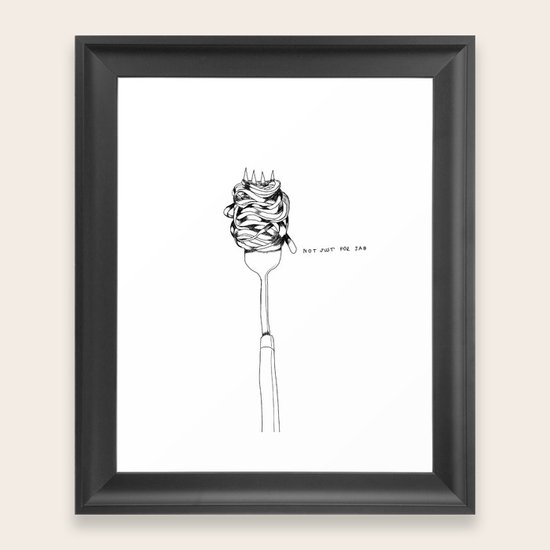 Jab Framed Art Print