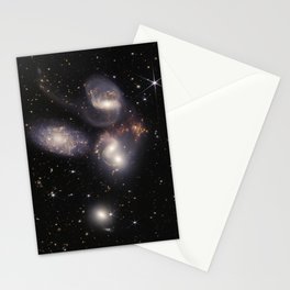 Galaxy Group “Stephan’s Quintet” (James Webb Space Telescope first images) Stationery Card