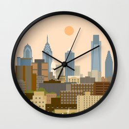 Philadelphia Wall Clock