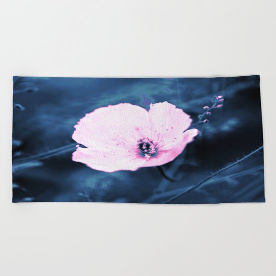 September Flower Beach Towel