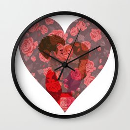 Abstract Couple Wall Clock