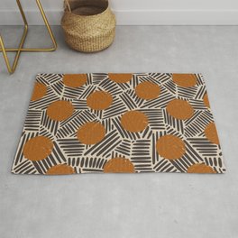 Neutral Abstract Pattern #2 Area & Throw Rug