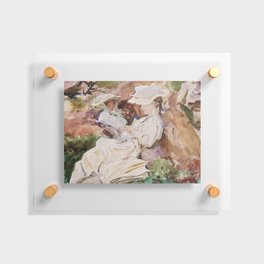 Simplon - Mrs Barnard and her Daughter Dorothy (ca. 1905–1915) by John Singer Sargent Floating Acrylic Print