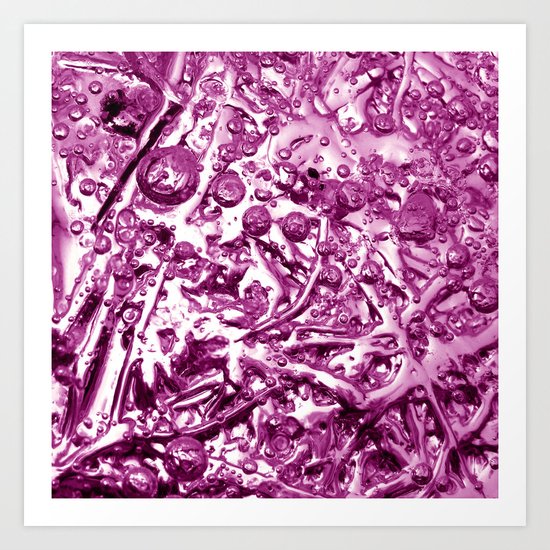 pink ice chrome IV Art Print