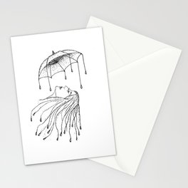 Rainy tears  Stationery Card