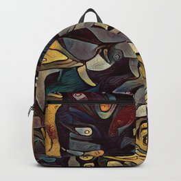 Modern Abstract Painting Backpack | Drawing, Watercolors, Variouscolors, Deepart, Digital, Wallart, Super, Acrylic, New, Fantasy 