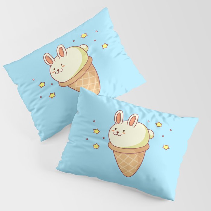 Bunny-lla Ice Cream Pillow Sham