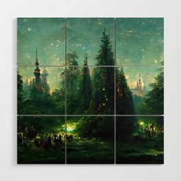 Walking into the forest of Elves Wood Wall Art