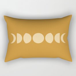 Minimal Moon Phases I Rectangular Pillow
