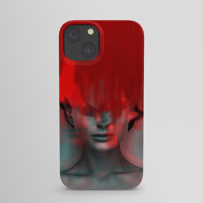 Red Head Woman iPhone Case