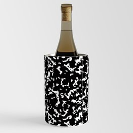 Black and White Composition Notebook Wine Chiller