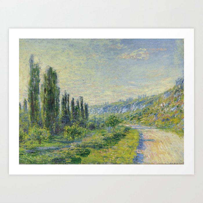 Claude Monet "The Road to Vétheuil" (1880) Art Print
