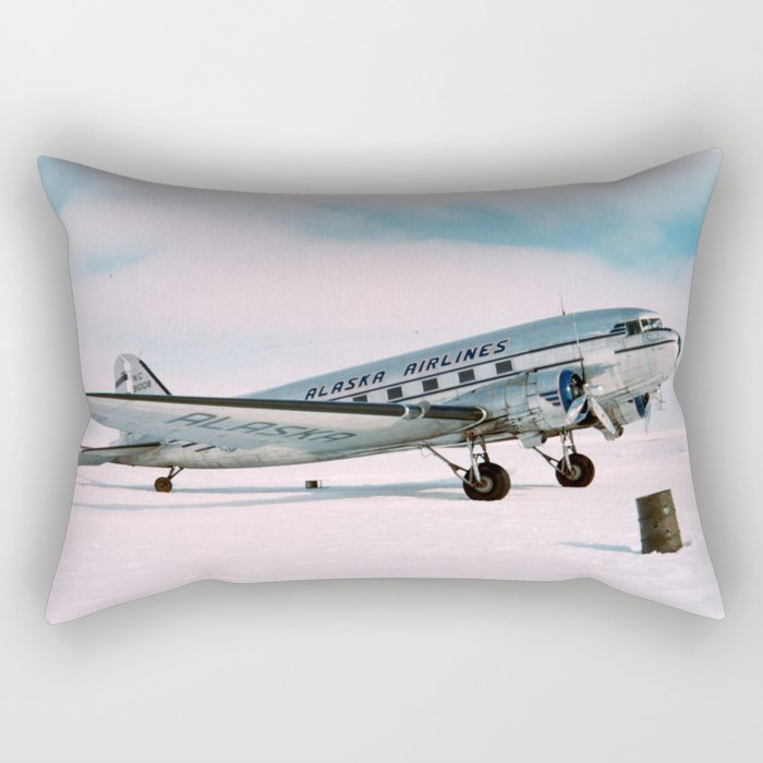 Vintage aviation photograph Alaska Airlines airplane air plane