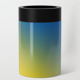 Blue and Yellow Solid Colors Ukraine Flag Colors Gradient 4 100% Commission Donated To IRC Read Bio Can Cooler