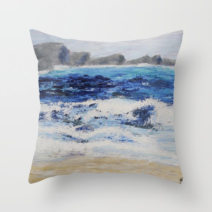 Sea Scape Throw Pillow