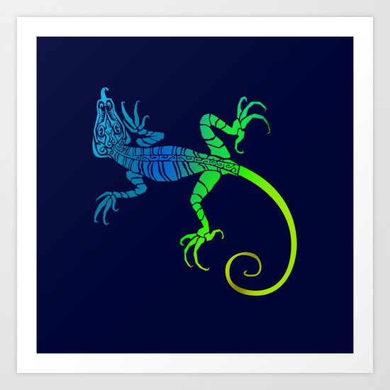 Lizard Art Print