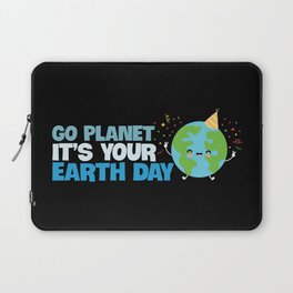 Go Planet It's Your Earth Day Laptop Sleeve