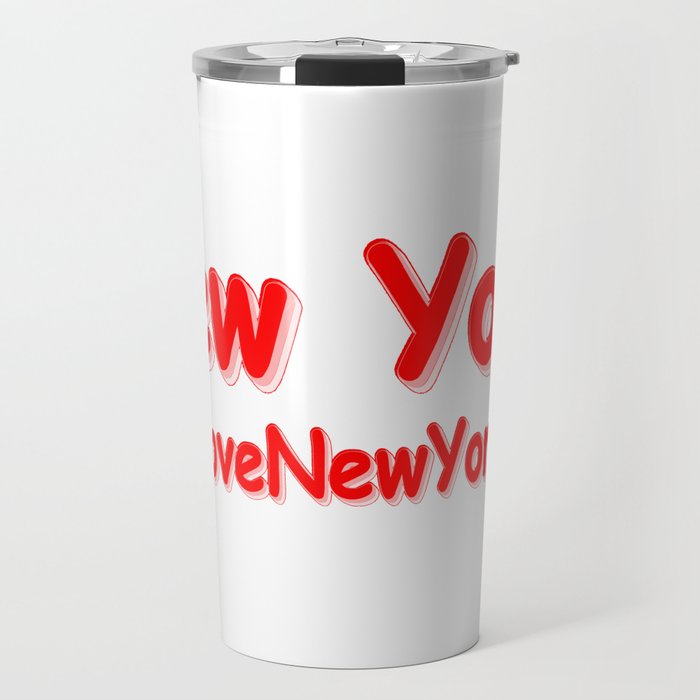 "New York" Cute Design. Buy Now Travel Mug