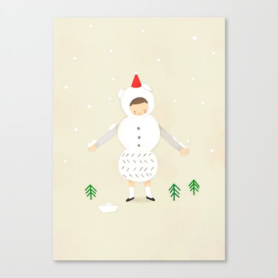 snow snow Canvas Print