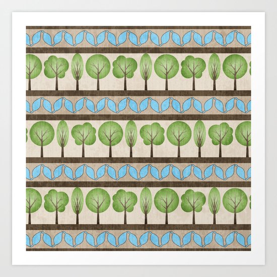 English Country Garden Art Print