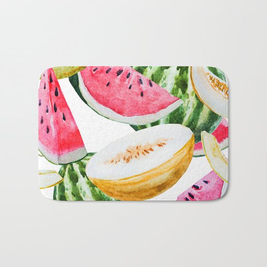 Melon Pattern 01 Bath Mat
